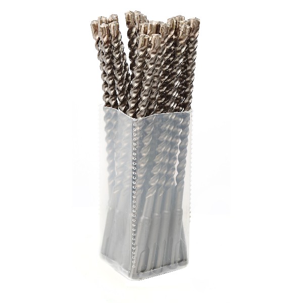 Hộp 25 mũi khoan bê tông DIAGER 157M, chuôi SDS, mũi 3 cạnh