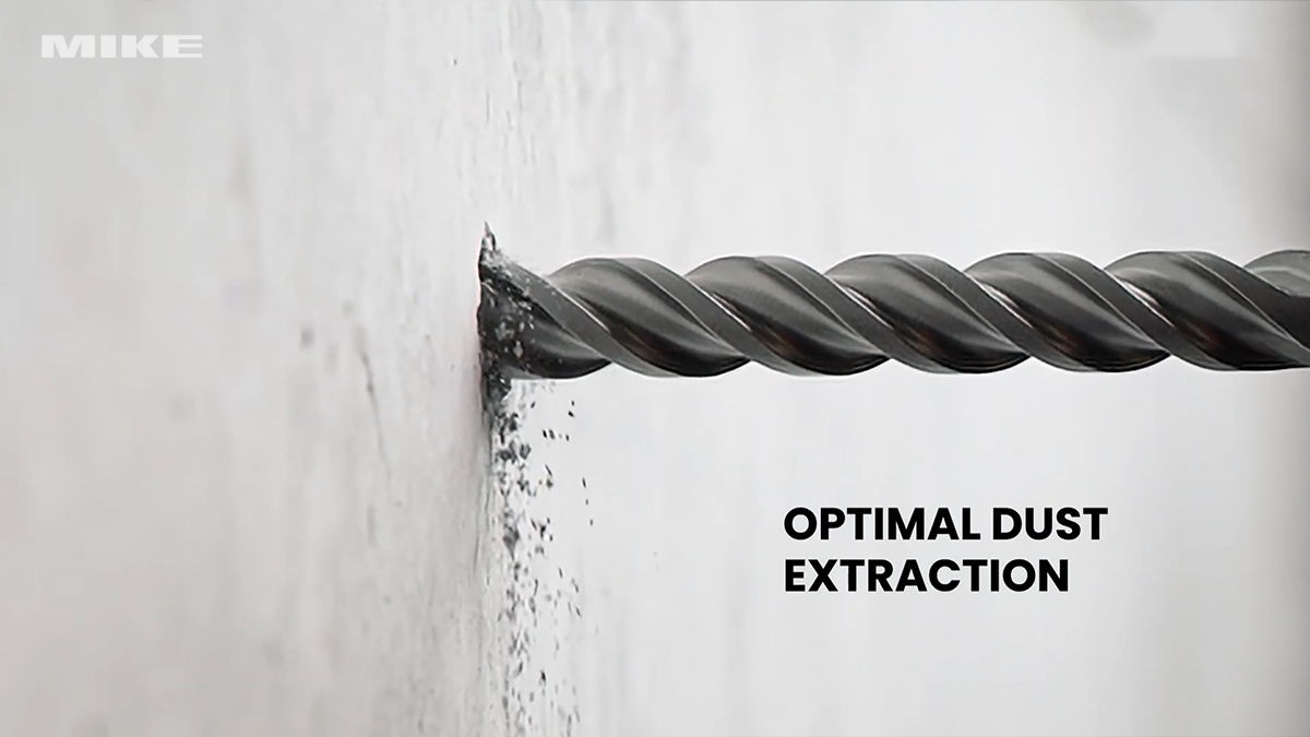 Mũi khoan bê tông Diager Rockfaster 118 trang bị thiết kế lưỡi cắt thông minh: từ Ø5–Ø7 có 3 lưỡi, từ Ø8–Ø20 có 6 lưỡi, giúp khoan ngọt, chuẩn và tối ưu theo từng kích cỡ.