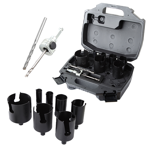 Bộ cưa khoét lỗ đa vật liệu DIAGER 3000C, 11 chi tiết , size Ø22-68mm