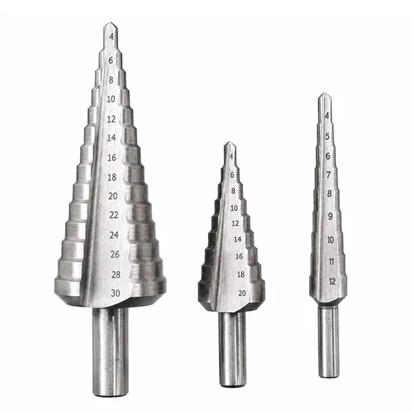 Step drilling bit set DIAGER 513C, 3 pieces, size 4-30mm, HSS material thumbnail 3