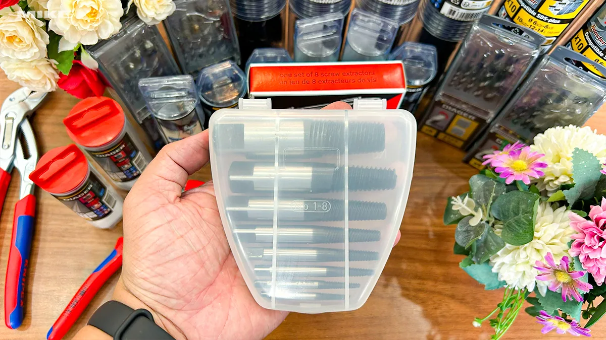 Bộ tháo ốc gãy 8 cây size 1-8 DIAGER U5050183, chuôi vuông thumbnail 4