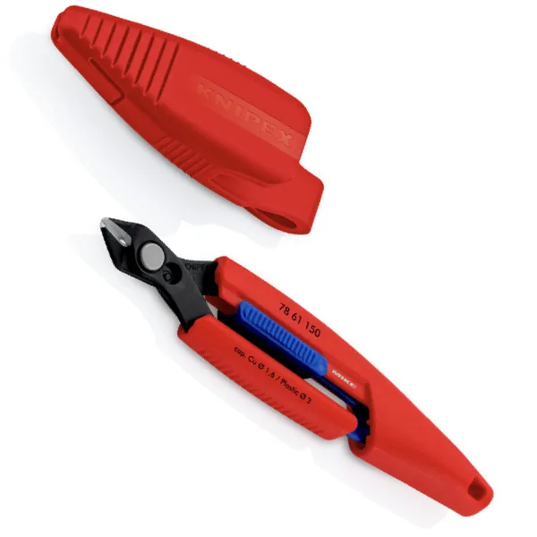Kìm cắt chân linh kiện KNIPEX 78 61 150 V01, có nắp bảo vệ