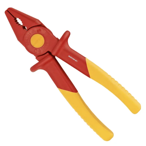 Kìm răng đầu nhựa KNIPEX 98 62 01, cán cách điện, dài 180mm