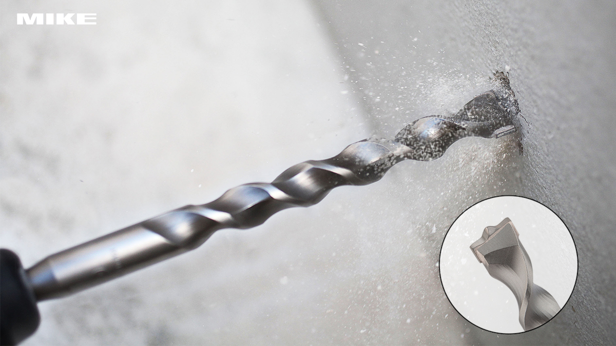 Mũi khoan búa DIAGER 110 khoan bê tông kiểu Twister Plus