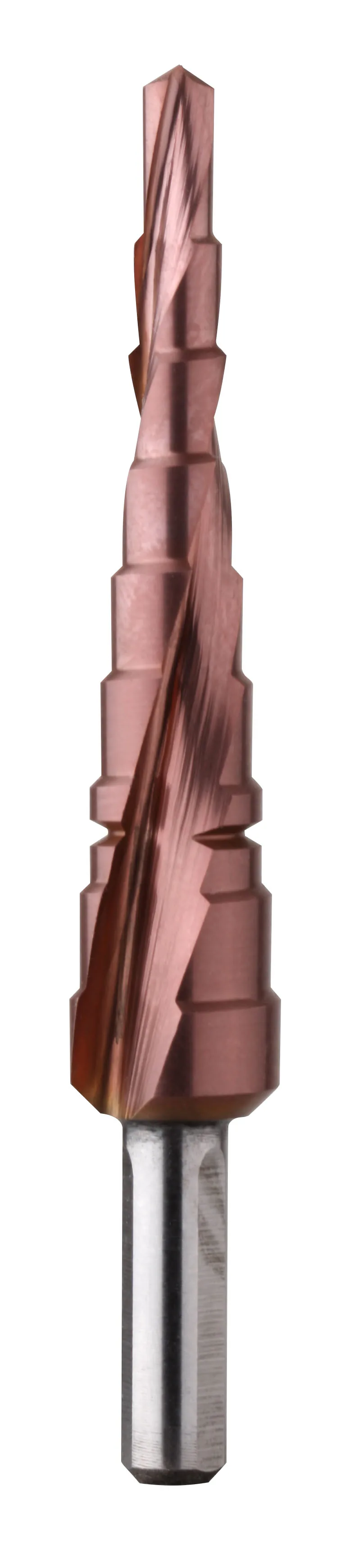 Mũi Khoan bước Ø4-12mm DIAGER 500B, vật liệu HSS 5% Cobalt phủ TiAlN, khoan kim loại thumbnail 2